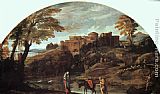 Annibale Carracci The Flight into Egypt painting